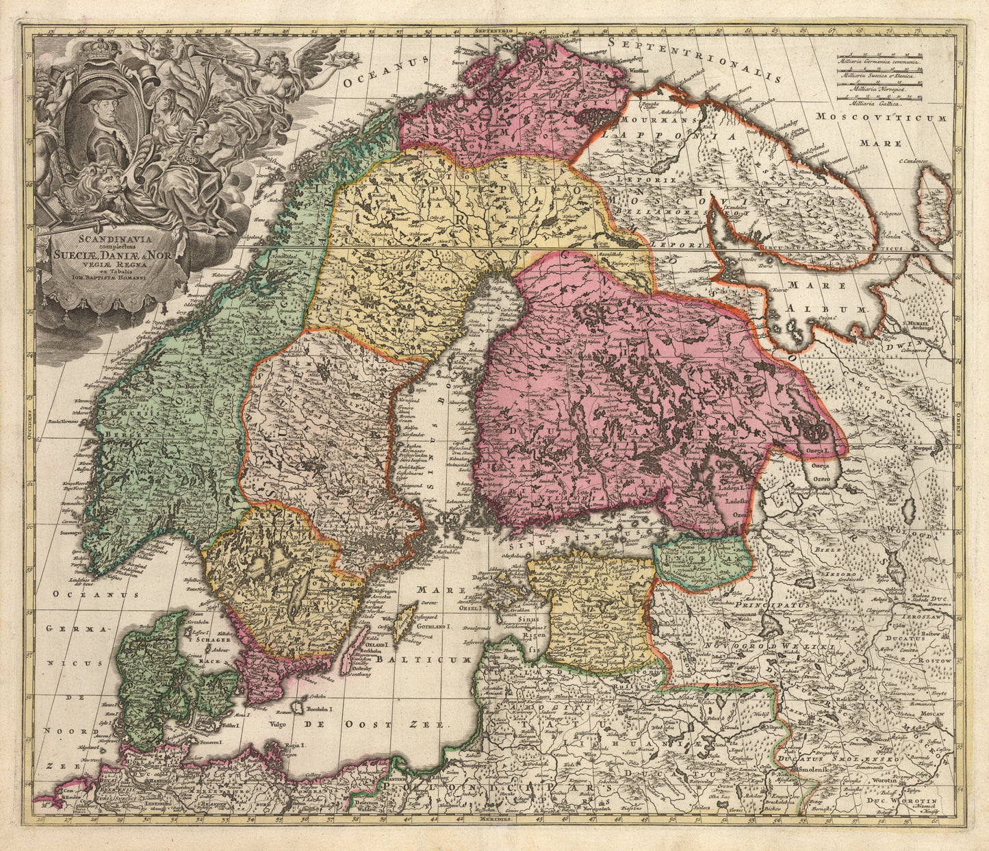 1720 Scandinavia complectens Sueciae, Daniae & Norvegiae...