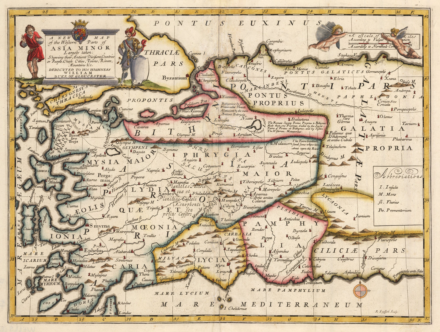 1700 A New Map of the Western Parts of Asia Minor