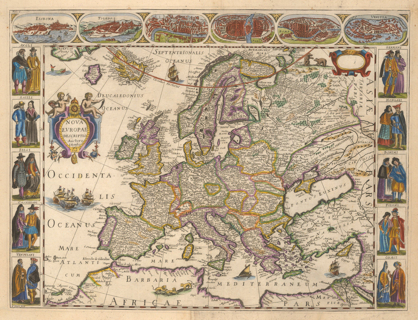 1659 Nova Europae Descriptio...