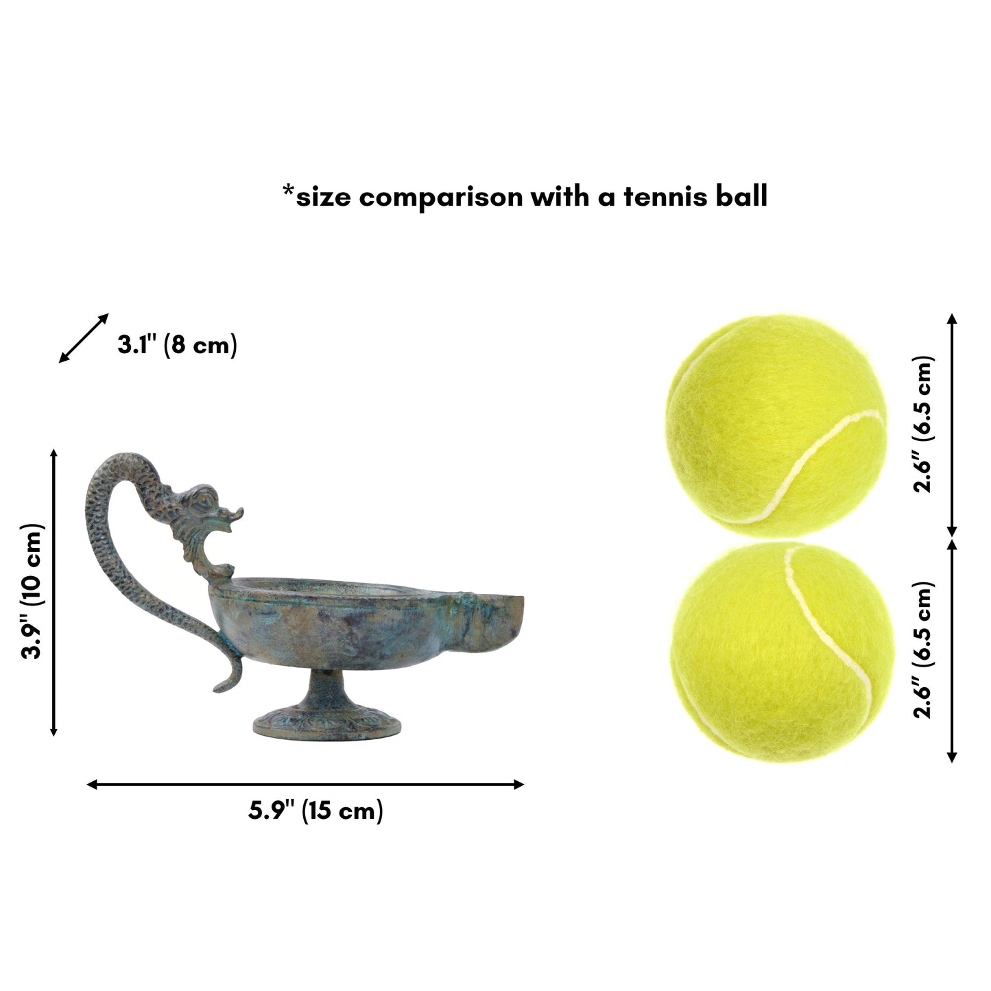 Annum Novum Faustum Felicem - Roman Oil Lamp (Happy New Year)
