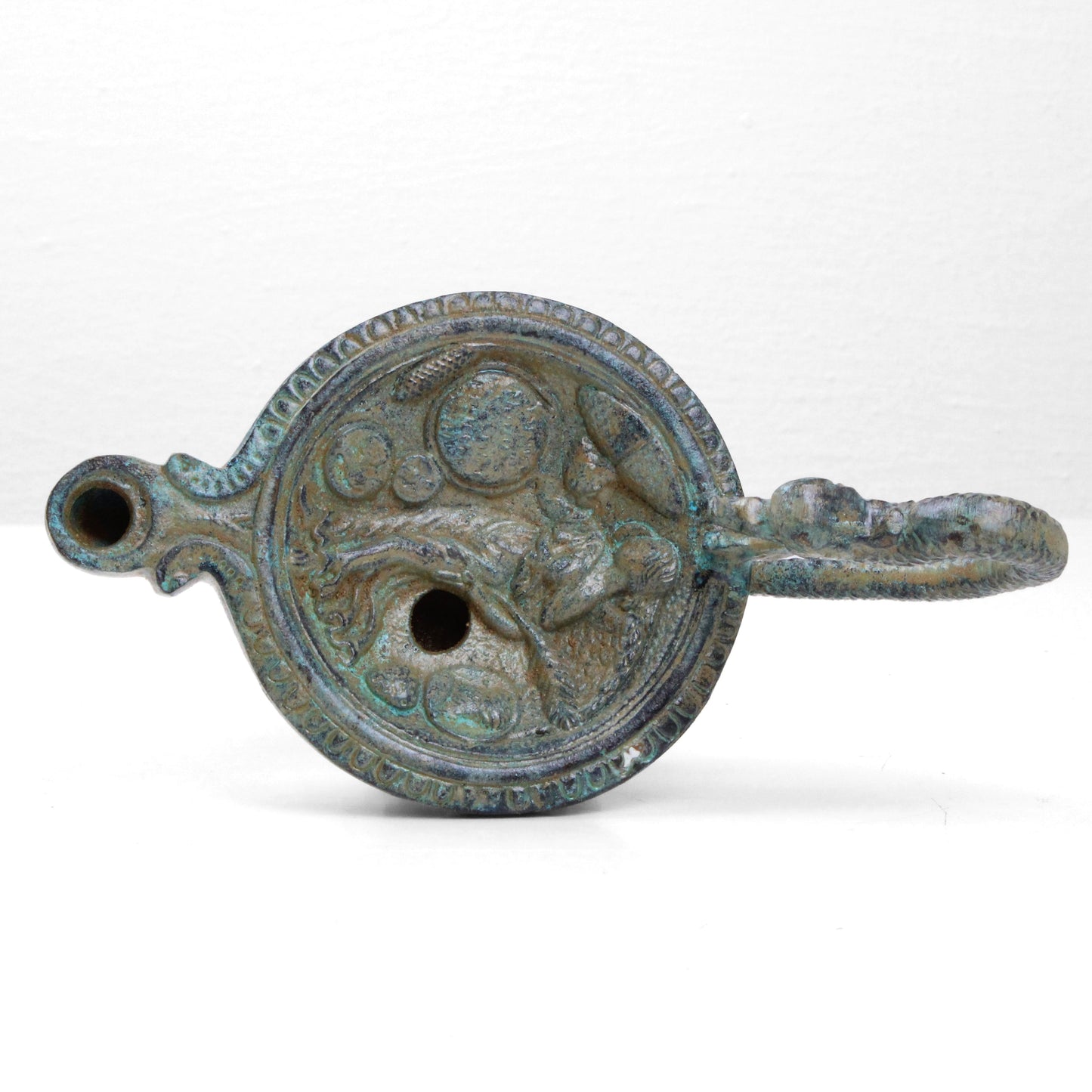 Annum Novum Faustum Felicem - Roman Oil Lamp (Happy New Year)