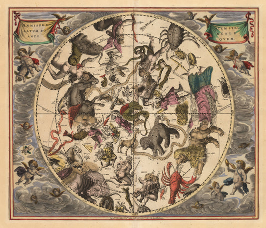 1661/1708 Hemisphaerium Stellatum Boreale Antiquum