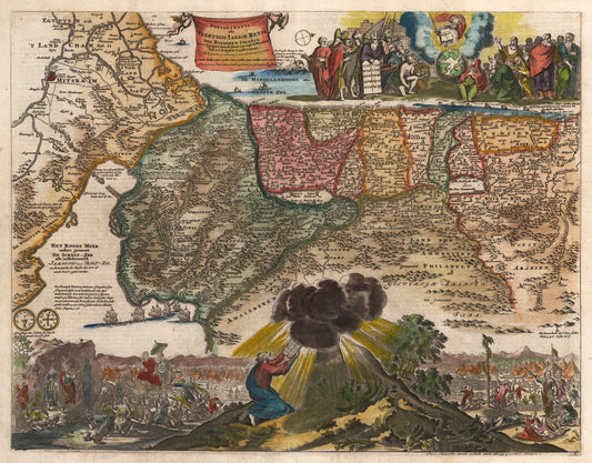 1687 Veertigh-Iarige Reyse der Kinderen Israels, uyt Egypten...