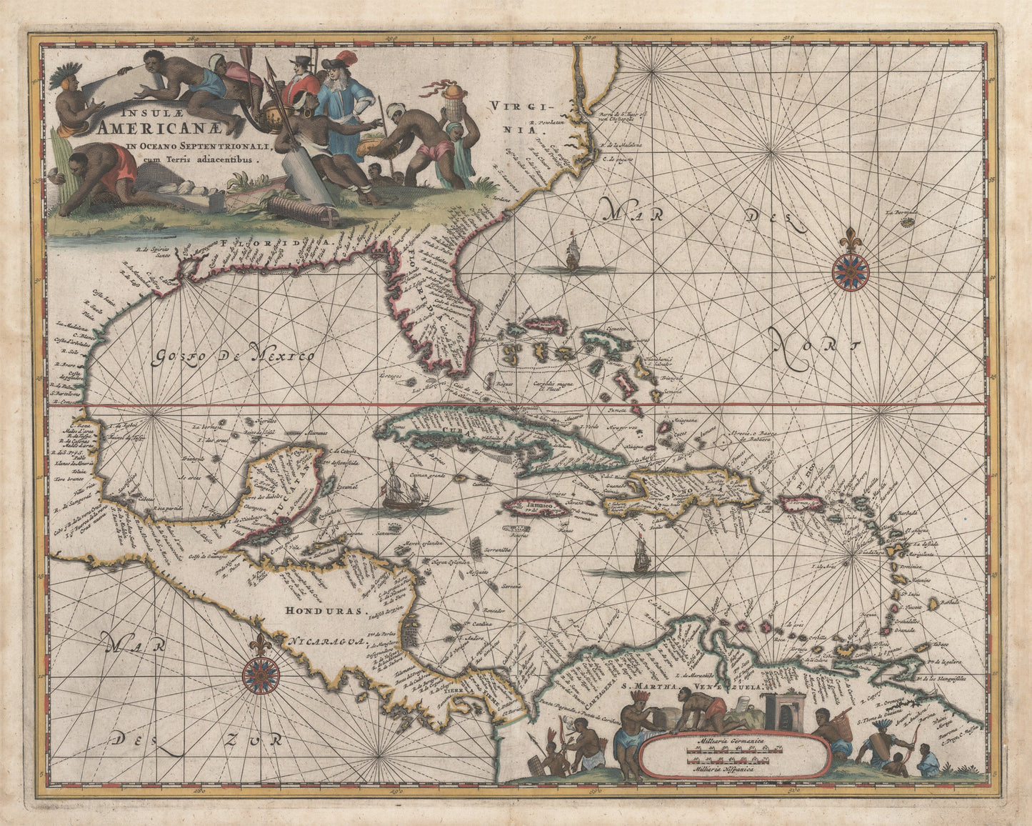 1671 Insulae Americanae in Oceano Septentrionali...