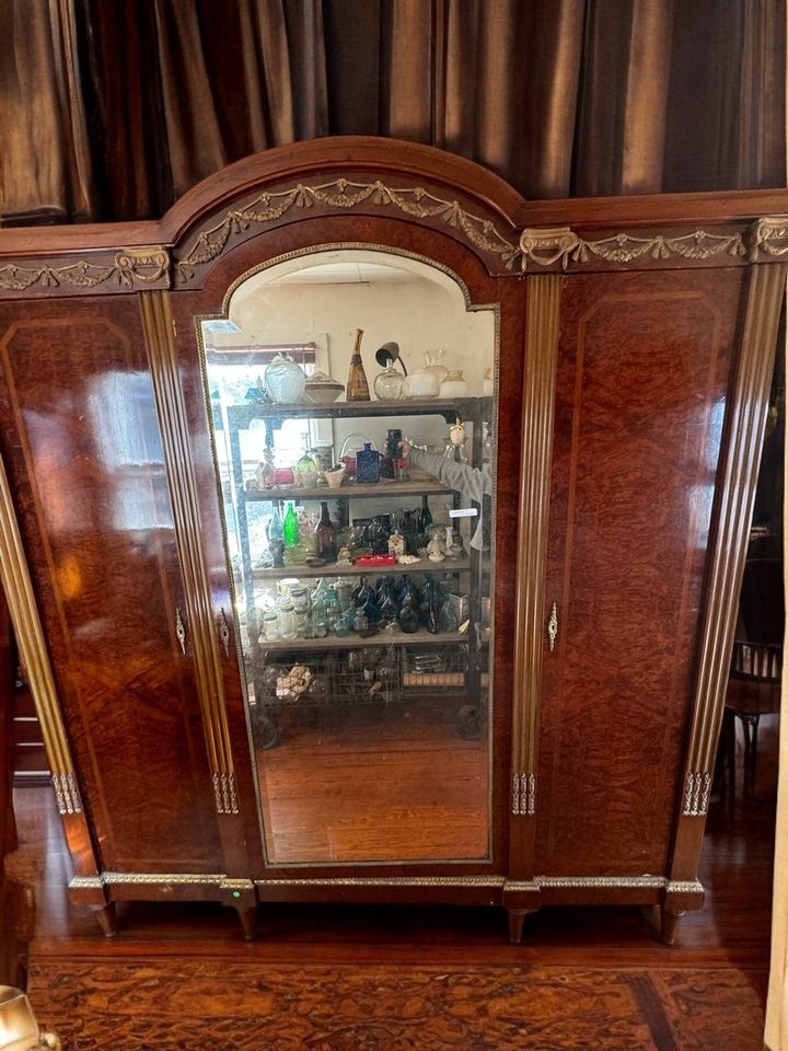 Antique Empire Mahogany Armoire