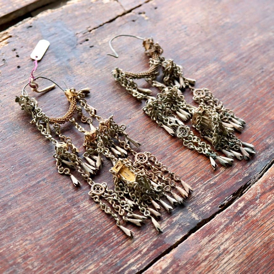 Antique Qing Dynasty Dangle Earrings