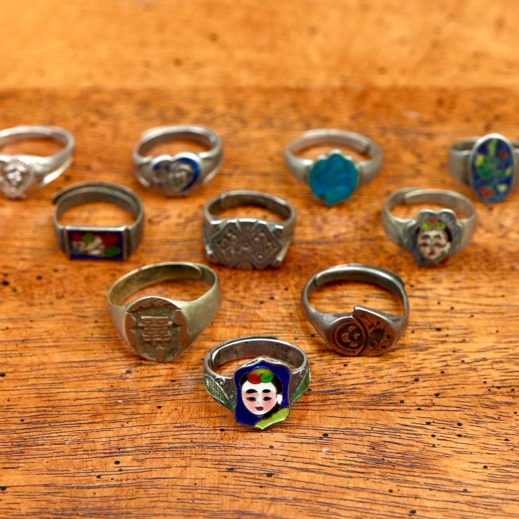 Antique Qing Dynasty Ring - 1015