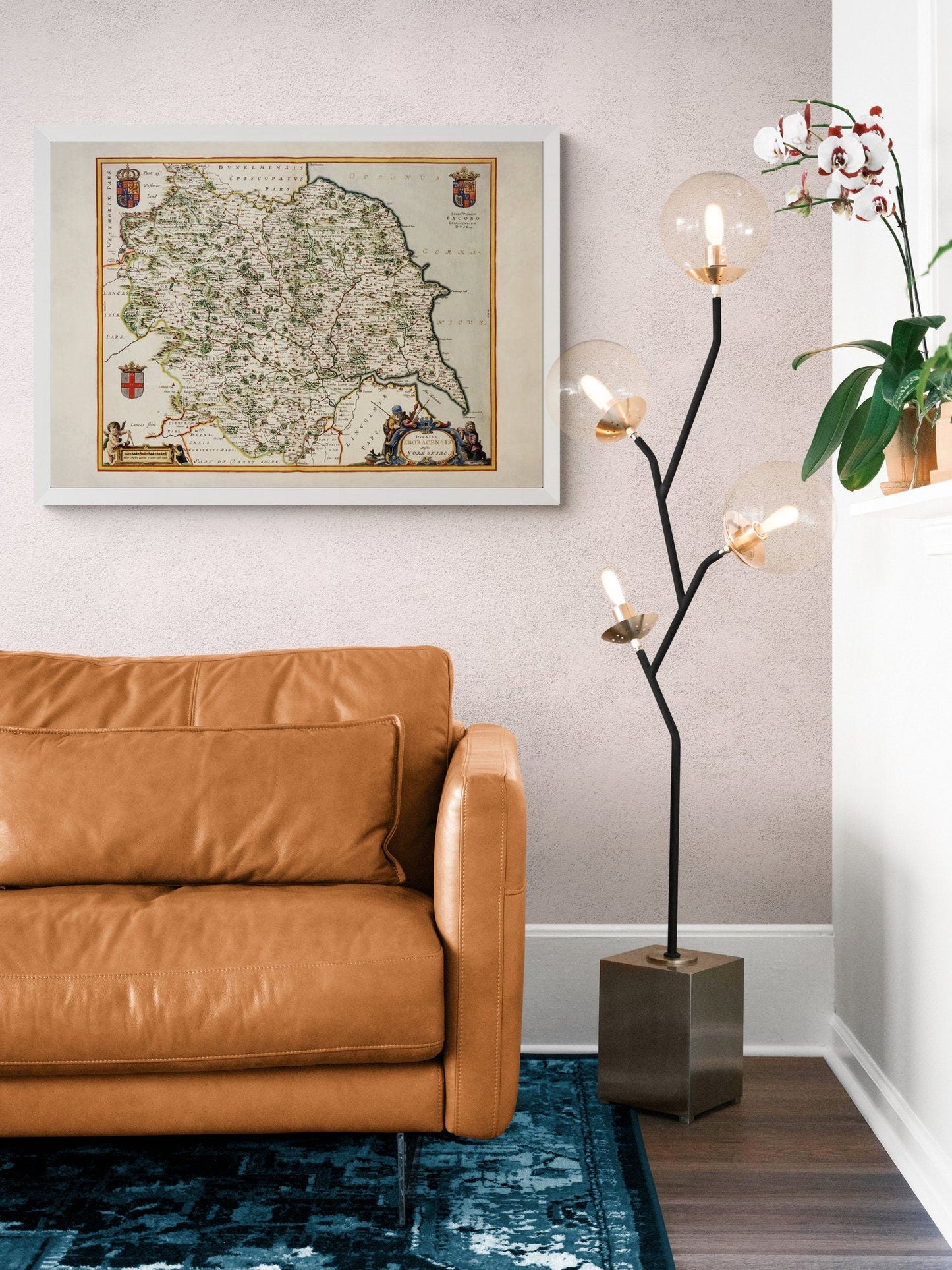 Map of Yorkshire dated 1645