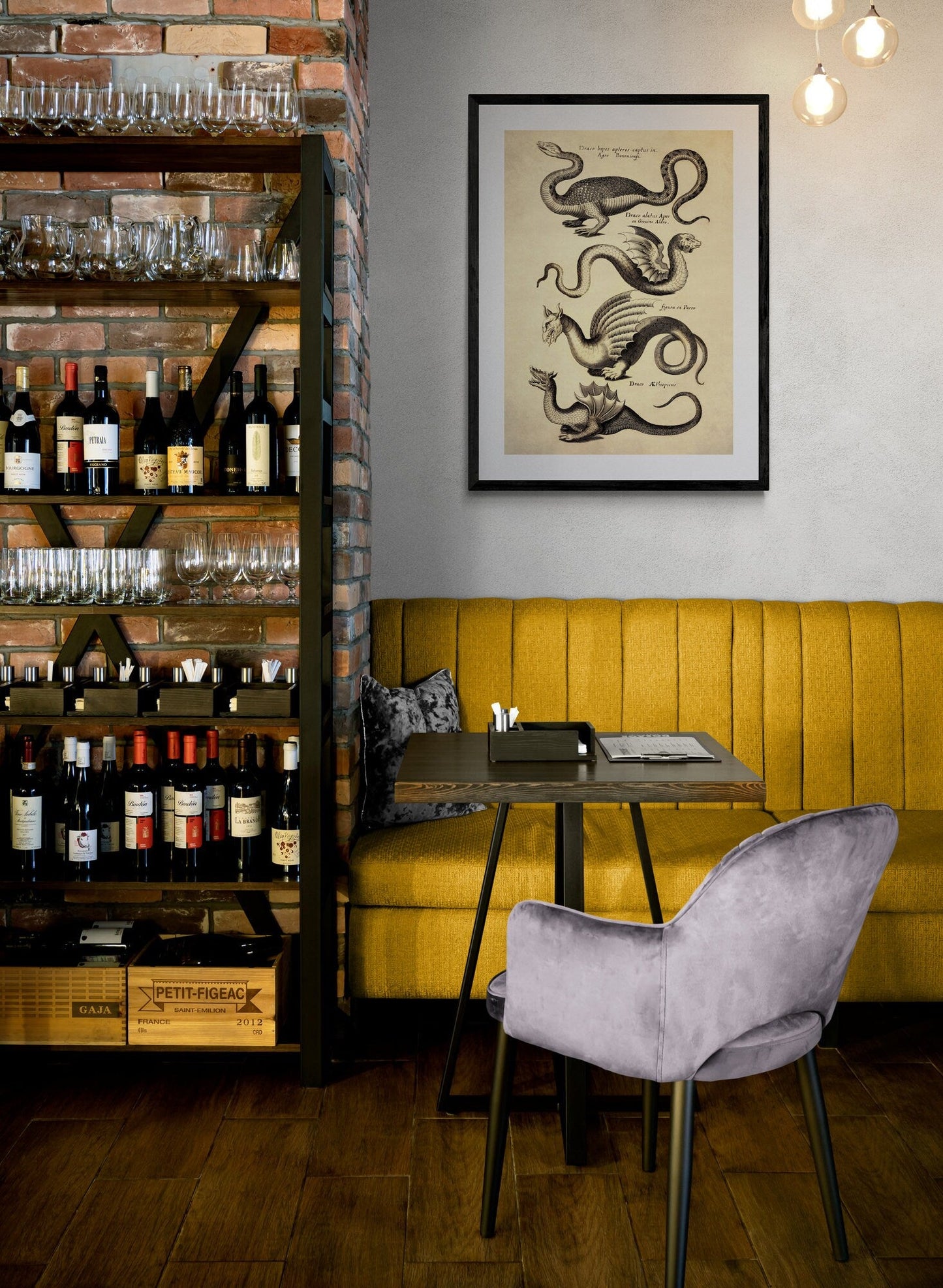 Dragons Print dated 1650